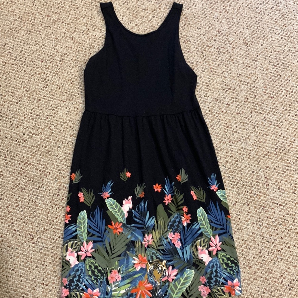 Old navy black safari dress
